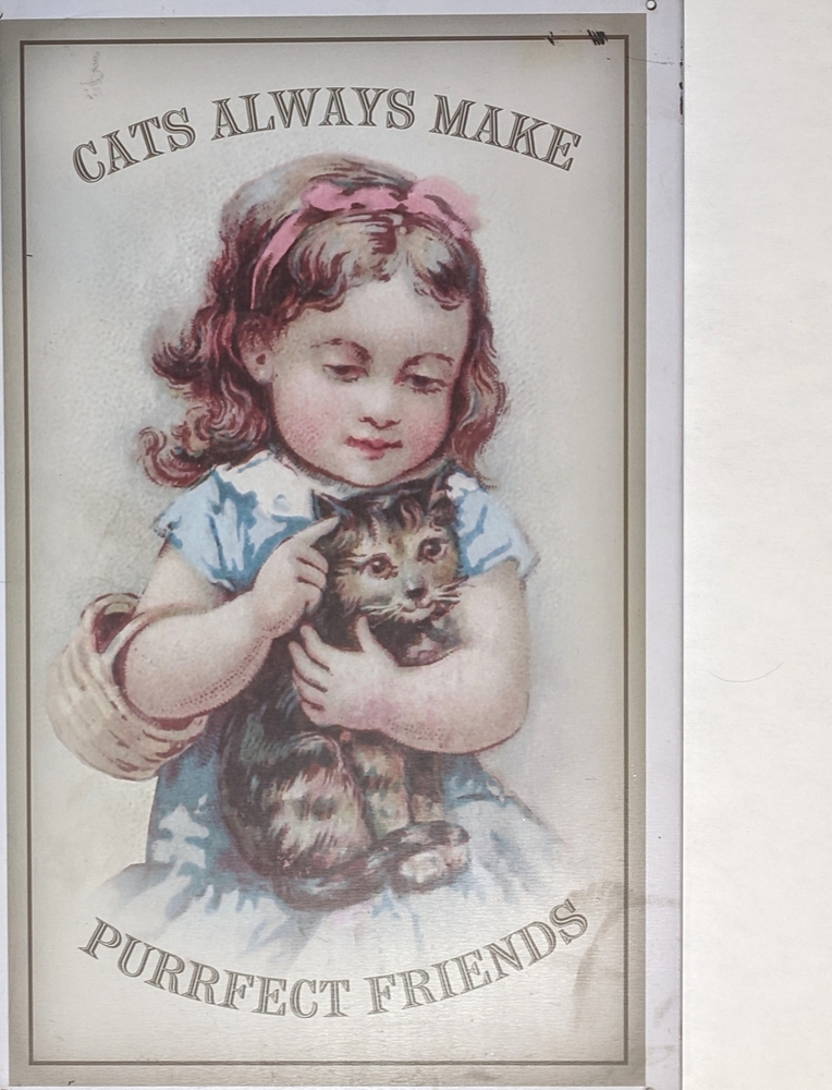 FREE WITH PURCHASE Cats Make Purfect Friends